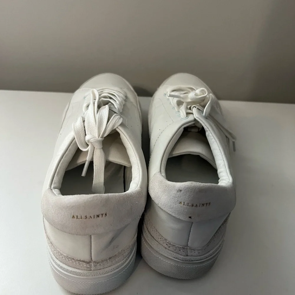 ALLSAINTS Trish Sneaker in Chalk White - Picture 5 of 8